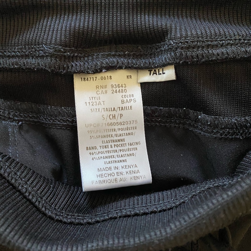 Cherokee infinity black flare scrub pants